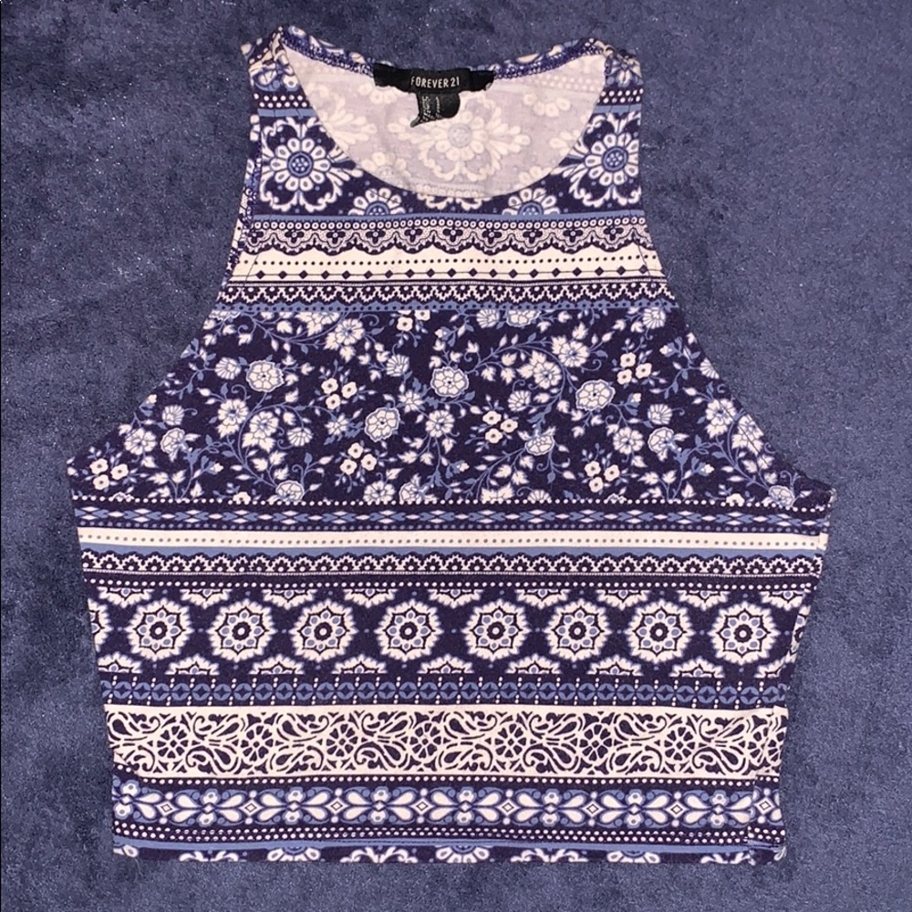 Bandana pattern. No sleeves shirt.